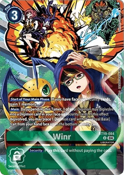 Winr (BT19-084) - Premium Bandai Products (Alternative Art) [PB-XX-BT19-084]