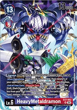 HeavyMetaldramon (EX7-062) - Premium Bandai Products (Alternative Art) [PB-XX-EX7-062]