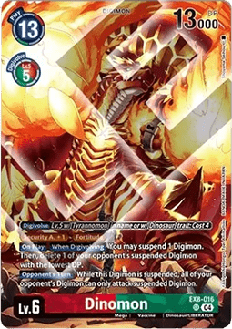 Dinomon (EX8-016) - Premium Bandai Products (Alternative Art) [PB-XX-EX8-016]