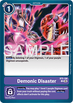 Demonic Disaster (BT5-106)