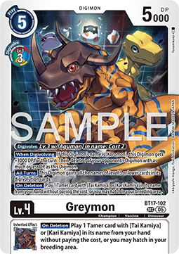 Greymon (BT17-102) (V.1)