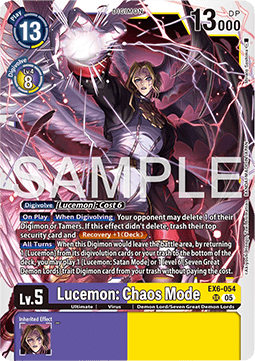 Lucemon: Chaos Mode (EX6-054)