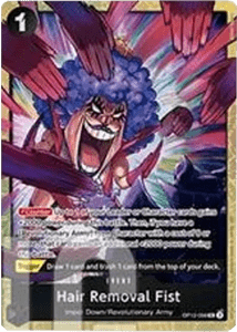 Hair Removal Fist (OP12-098) (V.1) - Unnumbered Promos (Uncommon) [UP-OP12-098]