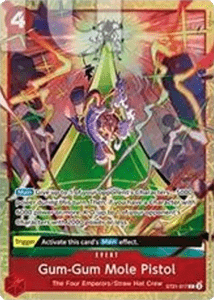 Gum-Gum Mole Pistol (ST21-017) (V.1) - Unnumbered Promos (Common) [UP-ST21-017]