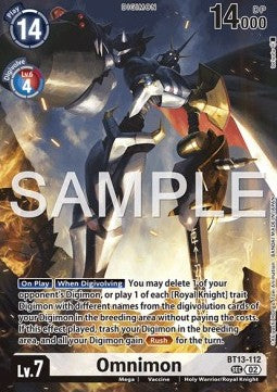 Omnimon (BT13-112) - Premium Bandai Products (Alternative Art) [PB-XX-BT13-112]