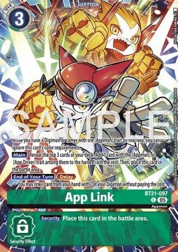 App Link (BT21-097) - Premium Bandai Products (Alternative Art) [PB-XX-BT21-097]