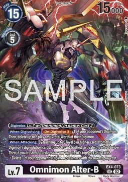 Omnimon Alter-B (EX4-073) - Premium Bandai Products (Alternative Art) [PB-XX-EX4-073]