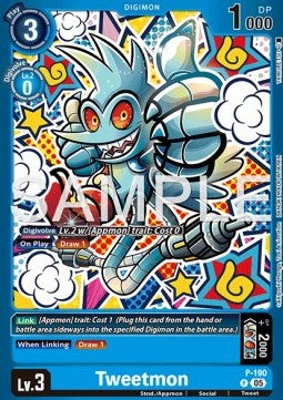 Tweetmon (P-190) - Premium Bandai Products (Alternative Art) [PB-XX-P-190]