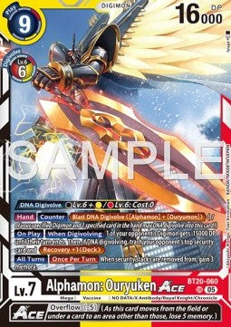 Alphamon: Ouryuken Ace (BT20-060) (V.1)