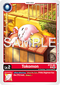 Tokomon (BT25-001) - Dual Revolution (Common) [BT-25-001]