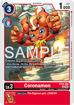 Coronamon (BT25-008) - Dual Revolution (Uncommon) [BT-25-008]