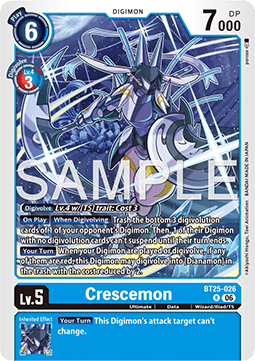 Crescemon (BT25-026) - Dual Revolution (Rare) [BT-25-026]