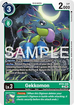 Gekkomon (BT25-046) - Dual Revolution (Uncommon) [BT-25-046]