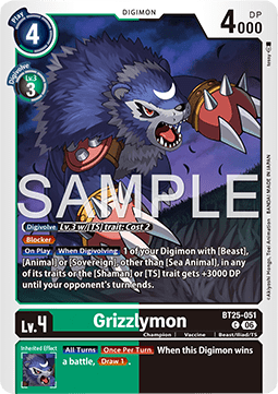 Grizzlymon (BT25-051) - Dual Revolution (Common) [BT-25-051]