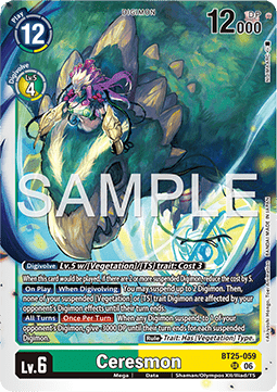 Ceresmon (BT25-059) (V.1) - Dual Revolution (Super Rare) [BT-25-059]