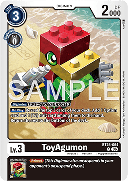 ToyAgumon (BT25-064) - Dual Revolution (Common) [BT-25-064]