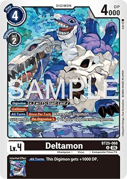 Deltamon (BT25-068) - Dual Revolution (Uncommon) [BT-25-068]