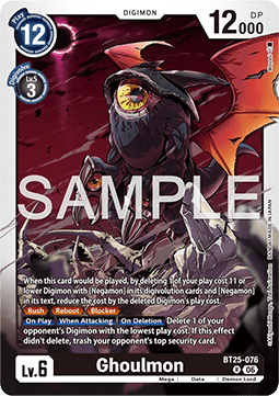 Ghoulmon (BT25-076) - Dual Revolution (Rare) [BT-25-076]