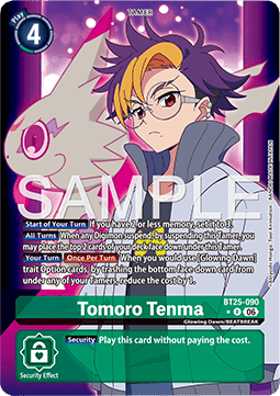 Tomoro Tenma (BT25-090) (V.2) - Dual Revolution (Alternative Art) [BT-25-090]