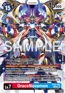 GraceNovamon (BT25-103) (V.1) - Dual Revolution (Secret Rare) [BT-25-103]