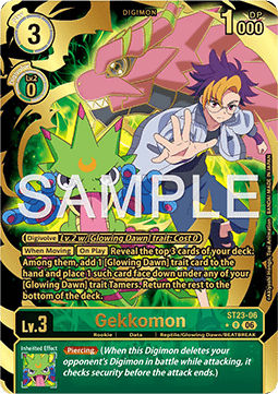 Gekkomon (ST23-06) (V.2) - Starter Deck: Digimon Beatbreak (Alternative Art) [ST-23-06]