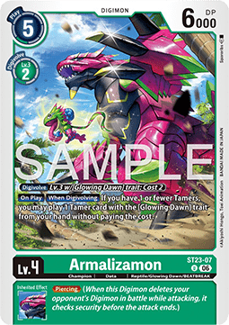 Armalizamon (ST23-07) - Starter Deck: Digimon Beatbreak (Uncommon) [ST-23-07]