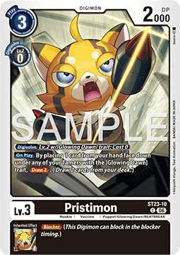 Pristimon (ST23-10) - Starter Deck: Digimon Beatbreak (Common) [ST-23-10]