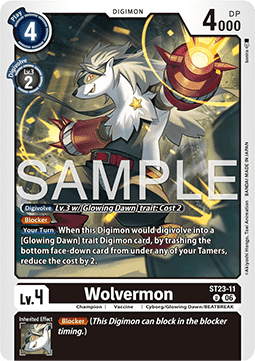 Wolvermon (ST23-11) - Starter Deck: Digimon Beatbreak (Uncommon) [ST-23-11]