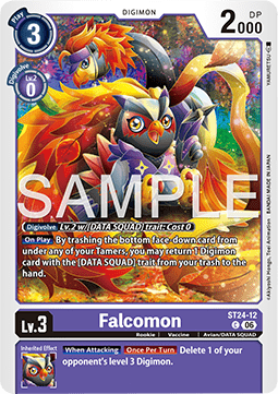 Falcomon (ST24-12) - Starter Deck: Digimon Data Squad (Common) [ST-24-12]