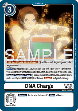 DNA Charge (ST24-15) - Starter Deck: Digimon Data Squad (Common) [ST-24-15]