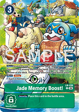 Jade Memory Boost! (LM-36) - Promos: Starter Deck (Alternative Art) [SDP-LM-36]