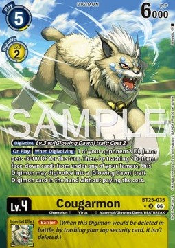 Cougarmon (BT25-035) - Promos: Dual Revolution (Alternative Art) [BT-25P-BT25-035]