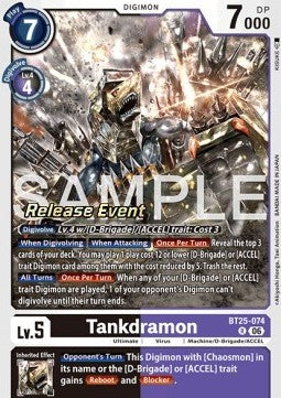 Tankdramon (BT25-074)