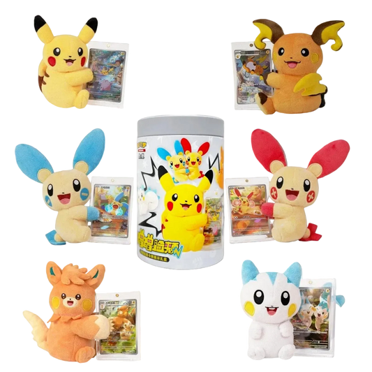 Pokémon TCG: Nuzzle Cheeks Plush Toy Card Display Blind Box (S-Chinese)